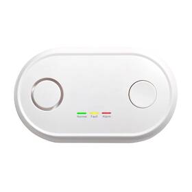 Detektor oxidu uhoľnatého iGET SECURITY MP19,  bezdrôtový biely

