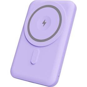 Powerbank YENKEE YPB 501 MagSafe 5000mAh fialový

