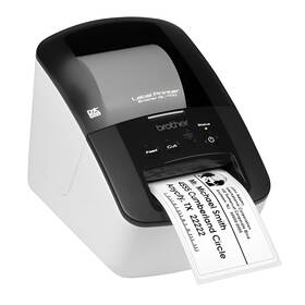 Tlačiareň štítkov Brother QL-700 čierna/biela

