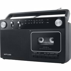 Rádiomagnetofón MUSE M-152RC čierny

