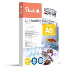 Laminovacie fólie Peach A6 (111x154mm), 125mic, 100 ks 

