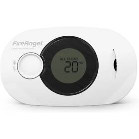 Detektor oxidu uhoľnatého FireAngel multifunkčný digitálny s LCD displejom 

