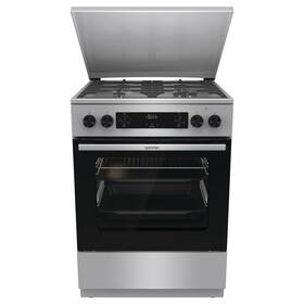 Kombinovaný sporák Gorenje GKS6C71XF nerez

