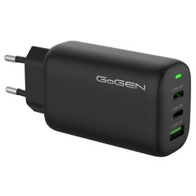 Nabíjačka do siete GoGEN ACHPD 365, 2× USB-C PD, 1× USB-A, 65W čierna

