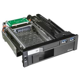 Rámček AKASA Lokstor M51 2.5" & 3.5" SATA HDD Dock in 5.25" PC Bay, USB 3.0 pass through čierny

