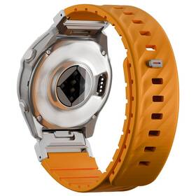 Remienok Uniq Fluo magnetický na Garmin SmartWatch Quick Release/QuickFit 22mm oranžový

