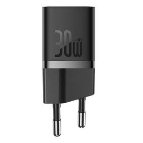 Nabíjačka do siete Baseus GaN5 Mini, 30W, EU čierna


