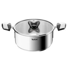 Kastról s pokrievkou Tefal E3284444, 20 cm nerez

