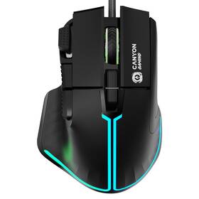 Myš Canyon Fortnax GM-636 RGB čierna

