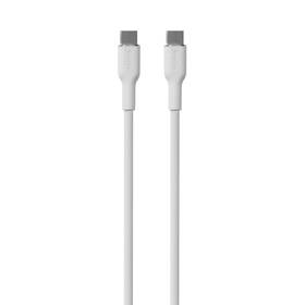 Kábel Puro Soft USB-C/USB-C 60 W, 1,5 m biely

