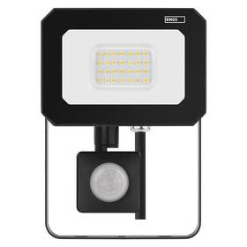 Reflektor EMOS SIMPO 20W 2000LM IP44 NW PIR čierny

