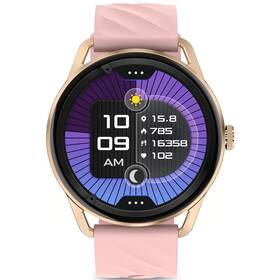 Inteligentné hodinky Aligator Watch AMOLED PRO ružové

