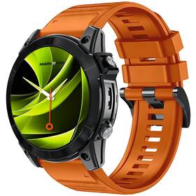 Remienok Mobile Origin Easy Strap Silicone Watch 26mm oranžový

