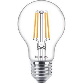 LED žiarovka Philips klasik, 4,3W, E27, teplá biela 

