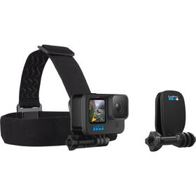 Popruh GoPro Head Strap + QuickClip čierna farba
