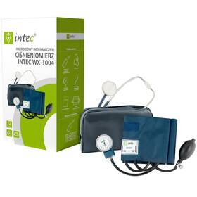 Tlakomer manuálny Intec WX-1004 čierny/modrý

