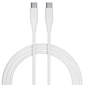 Kábel Allity AUC-02, 100W, USB-C/USB-C, 2m biely

