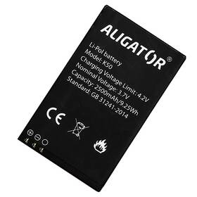 Batéria Aligator K50 eXtremo, Li-Pol, 2500 mAh 

