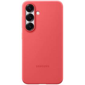 Kryt na mobil Samsung Silicone na Galaxy S25 červený

