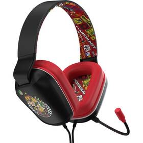 Headset PowerA Wired pre Nintendo Switch - Super Mario Kart Rivals čierny/červený

