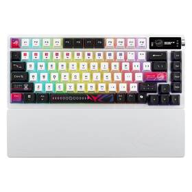 Klávesnica Asus ROG Azoth X (ROG NX Snow V2 / PBT) – US biela

