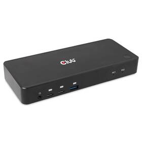 Dokovacia stanica Club3D DisplayPort, HDMI KVM Switch, USB-C, PD čierna

