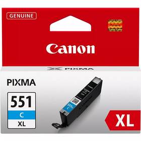 Cartridge Canon CLI-551XL C, 660 strán 

