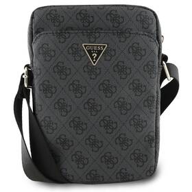Taštička cez rameno Guess PU 4G Triangle Logo 8" čierna

