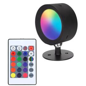 LED svetlo Solight RGB, diaľkový ovládač čierne


