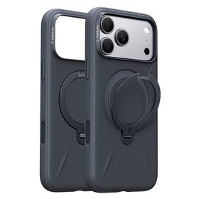 Kryt na mobil Torras Ostand Q3 Silicone na Apple iPhone 18 Pro čierny

