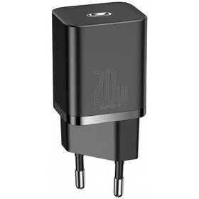 Nabíjačka do siete Baseus Super Si USB-C, 20 W, QC 3.0 čierna


