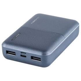 Powerbank GoGEN 10000 mAh, PB100007, metalická modrý


