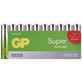 Batéria alkalická GP Super Alkaline AAA (LR03), 20 ks 

