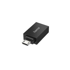 Redukcia Hama Micro USB (M)/ USB (F) čierna

