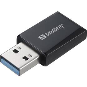 Wi-Fi adaptér Sandberg Mini Wifi Dongle 1300 Mbit/s čierny

