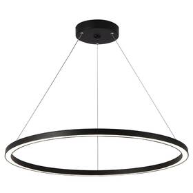 Závesné svietidlo IMMAX NEO FINO SMART 1 kruh, 80cm, 60W, Zigbee 3.0, TUYA čierne

