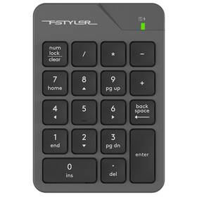Klávesnica A4Tech FSTYLER, numerická sivá

