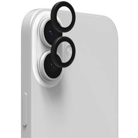 Ochranné sklo šošovky fotoaparátu ZAGG InvisibleShield Premium GL (CameraRings) na Apple iPhone 17/16/16 Plus čierne

