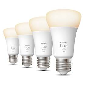 Inteligentná žiarovka Philips Bluetooth, 9W, E27, White, 4ks 
