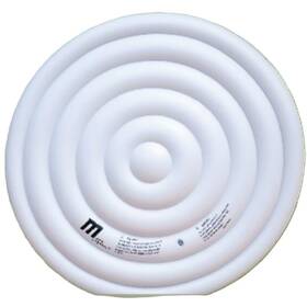 Kryt MSpa pro kruhové vířivky pro 6 osob (162 cm) biely

