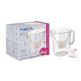 Filtrácia vody BRITA Style Essential XL, 3,6 l, + 3 x filtr biela


