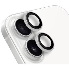 Ochranné sklo šošovky fotoaparátu Obal:Me Lens Protector na Apple iPhone 16/16 Plus biele

