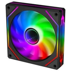Ventilátor Evolveo 120UX-M, 120mm, ARGB, master čierny

