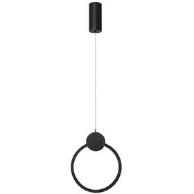 Závesné svietidlo IMMAX NEO LITE OVALE SMART 26cm 18W s podporou BEACON, Wi-Fi, TUYA čierne

