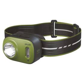 Čelovka GP Xplor PHR17, 500 lm čierna/zelená

