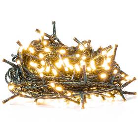 Vianočné osvetlenie RETLUX RXL 262, reťaz, 8 funkcií, 100 LED, 10 m, teplá biela 

