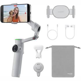 Stabilizátor Insta360 Flow 2 Pro Combo sivá farba
