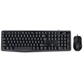 Klávesnica s myšou Genius KM-170, drôtový set, copilot, USB, CZ+SK layout čierna

