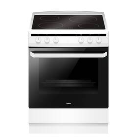 Sklokeramický sporák Amica SS 6110 RW biely

