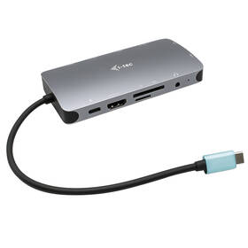  USB Hub i-tec USB-C/3x USB 3.1, RJ45, 3,5mm jack, SD, Micro SD, HDMI, VGA, USB-C PD 100W